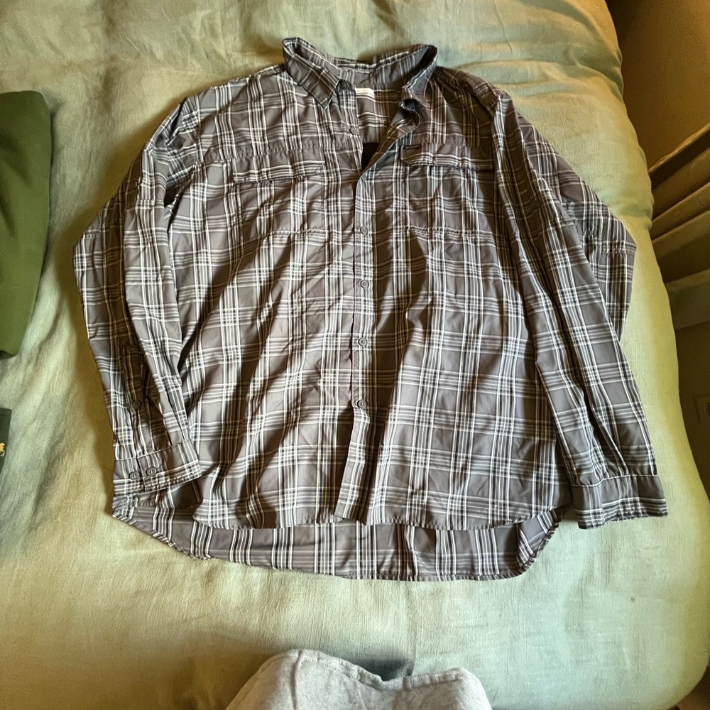 Columbia OMNISHADE Lightweight Plaid Shirt